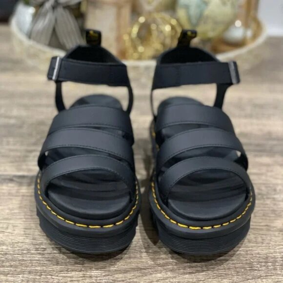 Dr. Martens Blaire Flatform Sandals Sz 10 - Picture 6 of 10